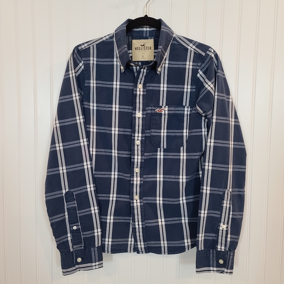 Hollister plaid button down, S - Picture 2 of 5